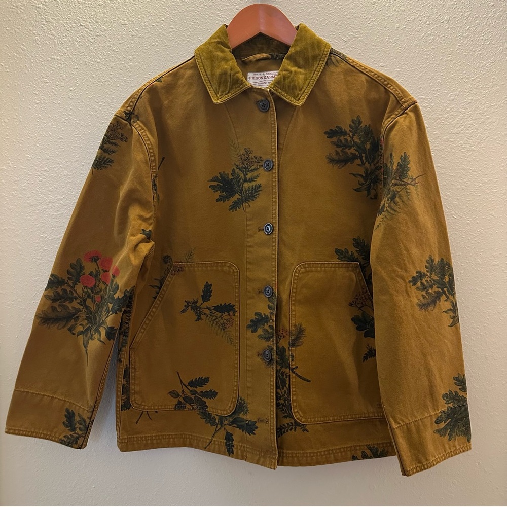 Filson Women’s Canvas Barn Coat – Botanical Flower ❀ Size S | NWT - Picture 7 of 11